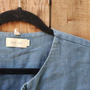 Nico Nico blue cotton oversize dress size Medium